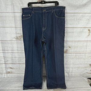 Full Blue Jeans Men's Size 40x30 Regular Fit Denim Jeans Dark Wash